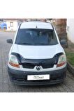 Renault Kangoo Ön Kaput Koruma Rüzgarlığı 3mm Akrilik (abs) Parlak Siyah Deflektör 2003-2007