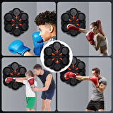 Duvar Boks Makinesi Müzikli Bluetooth Hoparlör Özellikli Led Işıklı Ritimli 9 Mod Seviye Ayarlı Box