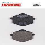 YARI METALİK FREN BALATASI / YAMAHA / YBR 125 / 125cc / ÖN  / 2005-2006-2007-2008-2009-2010-2011-2012-2013-2014