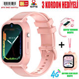 HARVOX 4G MAX SİM KARTLI GPS'Lİ ÇOCUK SAATİ (2 KORDON VE BOYUN ASKILIK KILIFI HEDİYEİ)-(2024 MODEL) 