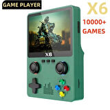 Ozmik X6 Taşınabilir Retro Oyun Konsolu HD Görüntü 10000 Oyunlu Game Stick