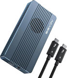Acasis 40Gbps M2. NVMe SSD, Thunderbolt 4, USB4, Fanlı Soğutma, Vidasız Montaj Disk Kutusu