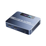 Acasis 4K 60Hz HDR RGB Kayıt Cihazı, 4K 60Hz Pass-Through, HDR 240Hz ve VRR Desteği, Sessiz Soğutma Fanı, 96 Saat Kesintisiz Canlı Yayın, Mikrofon, Kulaklık ve Konsol Bağlantılı Profesyonel Kayıt Cihazı