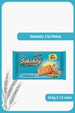 SAKLIKÖY Sütlü Kremalı Bisküvi - 3'lü Paket - 264 gram - 12 Adet