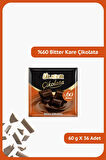 ÜLKER %60 Bitter Kare Çikolata - 60 gram - 36 Adet