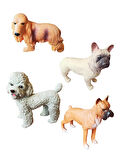 Minik Kalplerin En İyi Arkadaşı: 4'lü Sevimli Köpek Seti! 2.Model