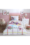 Özdilek Princess Flowers Tek Kişilik Disney Lisanslı Lastikli Fitted Çarşaf Çocuk Nevresim Takımı
