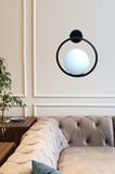 MİLAYA MODERN GLOBE CAMLI DUVAR APLİK