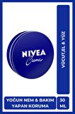 Nivea Creme Nemlendirici 30ml ve Kadın Sprey Deodorant Pearl&Beauty 150ml, 48 Saat Terleme Karşıtı