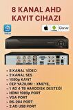 8 Kanal 5mp ahd xmeye kayıt cihaz