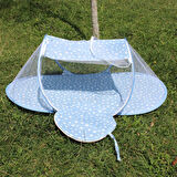 Katlanabilir Bebek Cibinlik Bebek Tül Sineklik Haşere Koruyucu Desenli Portatif Bebek Gölgelik Çadırı
