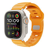 Apple Uyumlu Watch Seri 10-11 (42mm) Kordon 1/2/3/4/5/6/se/7/8/9 (38-40-41mm) KD-143 Silikon Kordon