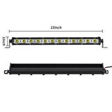 36W 32.5cm Düz Tek Sıra Üniversal Delici Sis Lambası Led Bar