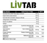 West Livtab Milk Thistle (Deve Dikeni) ve Enginar Ekstresi Karışımı 90 Tablet x 1000 mg