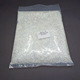 SİM SEDEFLİ BEYAZ RENK LAZER İRİ TANELİ  GLİTTER JANJANLI TOZ SİM 500 GR