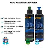 PASTA CİLA SETİ EPOKSİ PARLATMA POLİSAJ SETİ 35 10 VE 3 BİTİRME PASTASI  250 ML X 3 ADET (750 ML)
