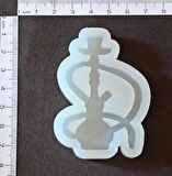 Epoksi Reçine Silikon Kalıp Nargile Figürü Anahtarlık Magnet 1. Kalite Hb2010-0169