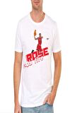 Rose on Fire Erkek Tişört
