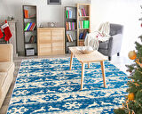 Dekoreko İnci Christmas Halı Saçaksız Chr-5