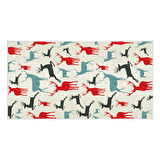 Dekoreko İnci Christmas Halı Saçaksız Chr-7