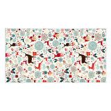 Dekoreko İnci Christmas Halı Saçaksız Chr-13