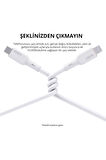 Cb-ncl1 -wh Naylon Örgülü 3a 480mbps Type-c Lightning Kablosu 1.8m
