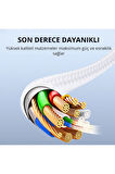 Cb-ncl1 -wh Naylon Örgülü 3a 480mbps Type-c Lightning Kablosu 1.8m