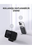 PB-MS02-GY 30W 10000 mAh MagSafe Kablosuz Powerbank