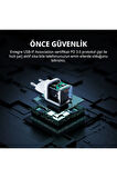 20w Omnia Iı Mini Gan Pd Qc 3.0 Type C Hızlı Şarj Adaptörü