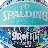 Spalding Blue Graffiti SZ7 2021 Basket Topu 84373Z