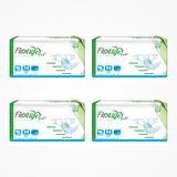 Flexi Life Yetişkin Tekstil Yüzeyli Bel Bantlı Hasta Bezi (M) Medium 30'lu Paket x 4 Paket