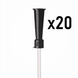 Bıçakcılar Aspirasyon Sondası No: 10 (Siyah) - 20 Adet