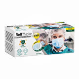 Roll EKO Cerrahi Maske Lastikli (3 Katlı) Filtreli 50'li Kutu - 1 Kutu