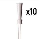 Bıçakcılar Aspirasyon Sondası No: 12 (Beyaz) - 10 Adet