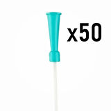 Bıçakcılar Aspirasyon Sondası No: 6 (Turkuaz) - 50 Adet