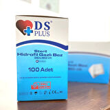 Damla Sağlık Steril Hidrofil Gazlı Bez 30x80 (2Parça) - 100'lü Kutu