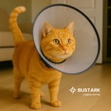 Bustark Kedi Köpek Elizabeth Kauçuk Dikişli Yakalık 12,5cm - 10 Adet