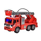 1:18 Işıklı USB Şarjlı Uzaktan Kumandalı 5 Fonksiyonlu Oyuncak İtfaiye