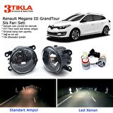 Renault Megane SW Grandtour 2008-2015 Beyaz Led Xenon Sis Farı Seti