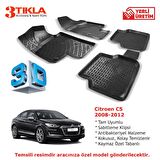 Citroen C5 2008-2012 Premium 3D Havuzlu Paspas Seti