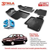 Fiat Siena 1996-2002 Premium 3D Havuzlu Paspas Seti