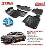 Focus IV Sedan 2018-2020 Premium 3D Havuzlu Paspas Seti