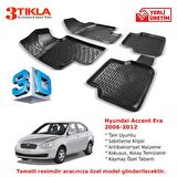 Hyundai Accent Era 2006-2012 Premium 3D Havuzlu Paspas Seti