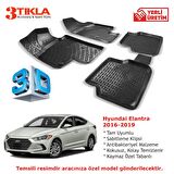 Hyundai Elantra 2016-2019 Premium 3D Havuzlu Paspas Seti