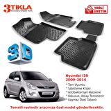 Hyundai i20 2009-2014 Premium 3D Havuzlu Paspas Seti