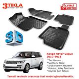 Range Rover Vogue 2012-2018 Premium 3D Havuzlu Paspas Seti