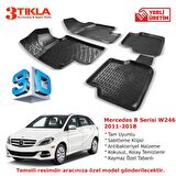 Mercedes B Serisi W246 2011-2018 Premium 3D Havuzlu Paspas Seti