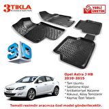 Opel Astra J HB 2010-2015 Premium 3D Havuzlu Paspas Seti