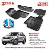 Kia Sorento 2010-2014 Premium 3D Havuzlu Paspas Seti
