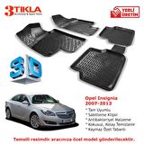 Opel Insignia 2007-2013 Premium 3D Havuzlu Paspas Seti